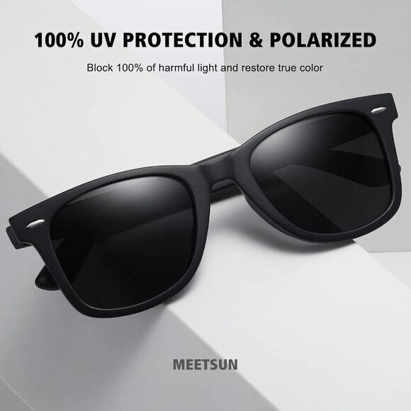 Unisex Polarized Sunglasses 3 Pack UV400 Classic Retro Style for Outdoor Activit main image 7